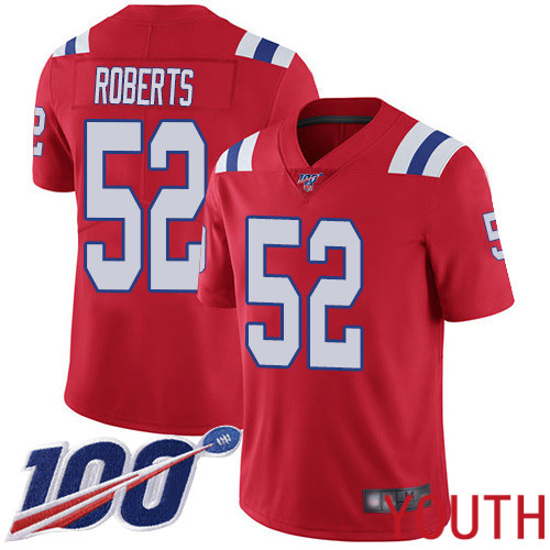 New England Patriots Football #52 100th Limited Red Youth Elandon Roberts Alternate NFL Jersey->women nfl jersey->Women Jersey
